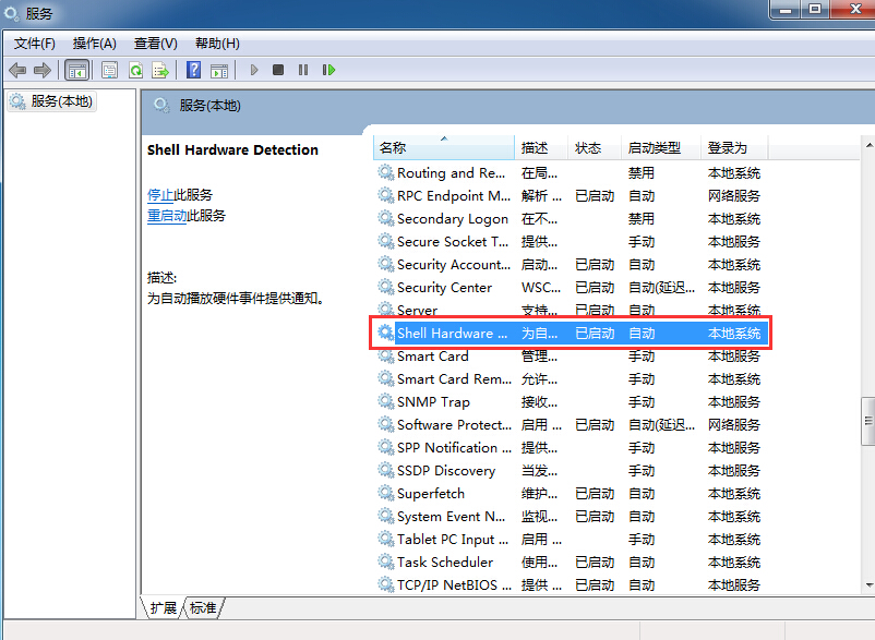 Shell Hardware Detection Shell Hardware Detection